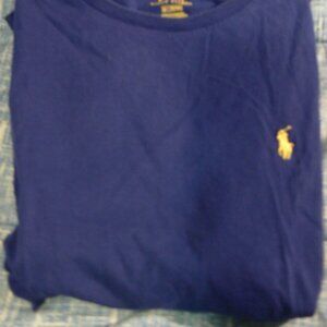 RALPH LAUREN LOGO T-SHIRT  MED.